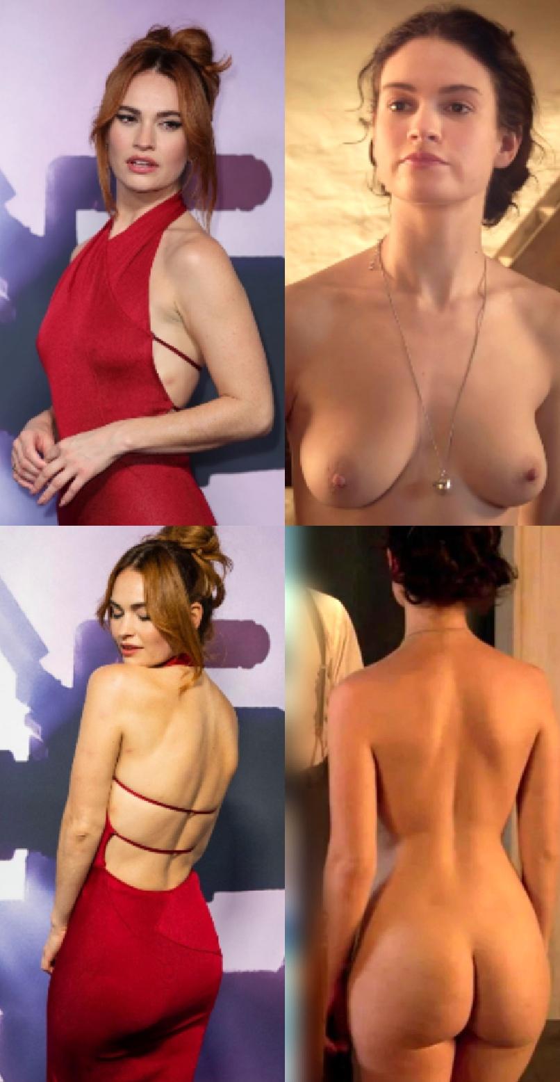 Lily James Nude Celebs