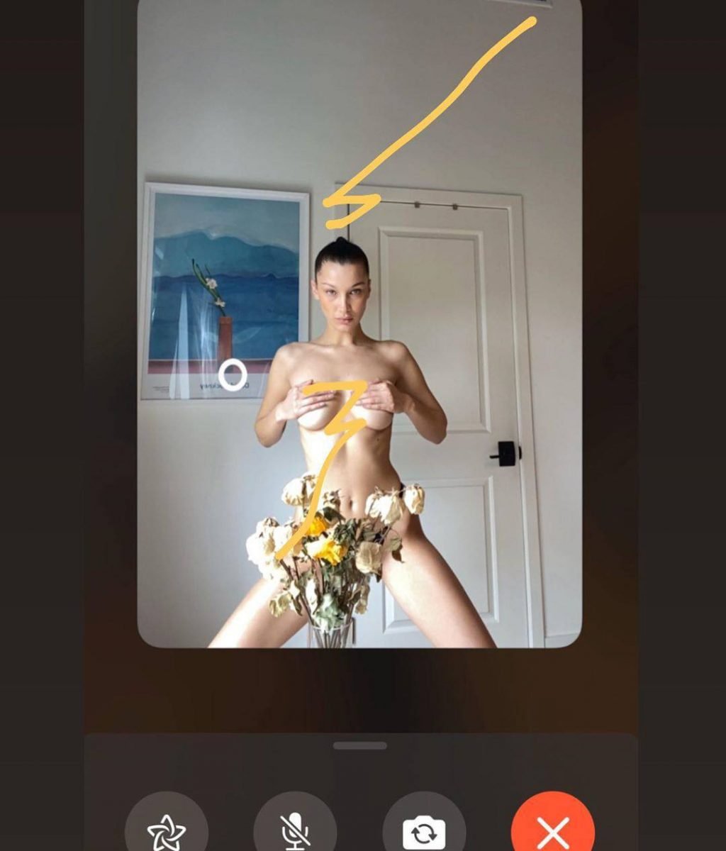 Bella Hadid Naked