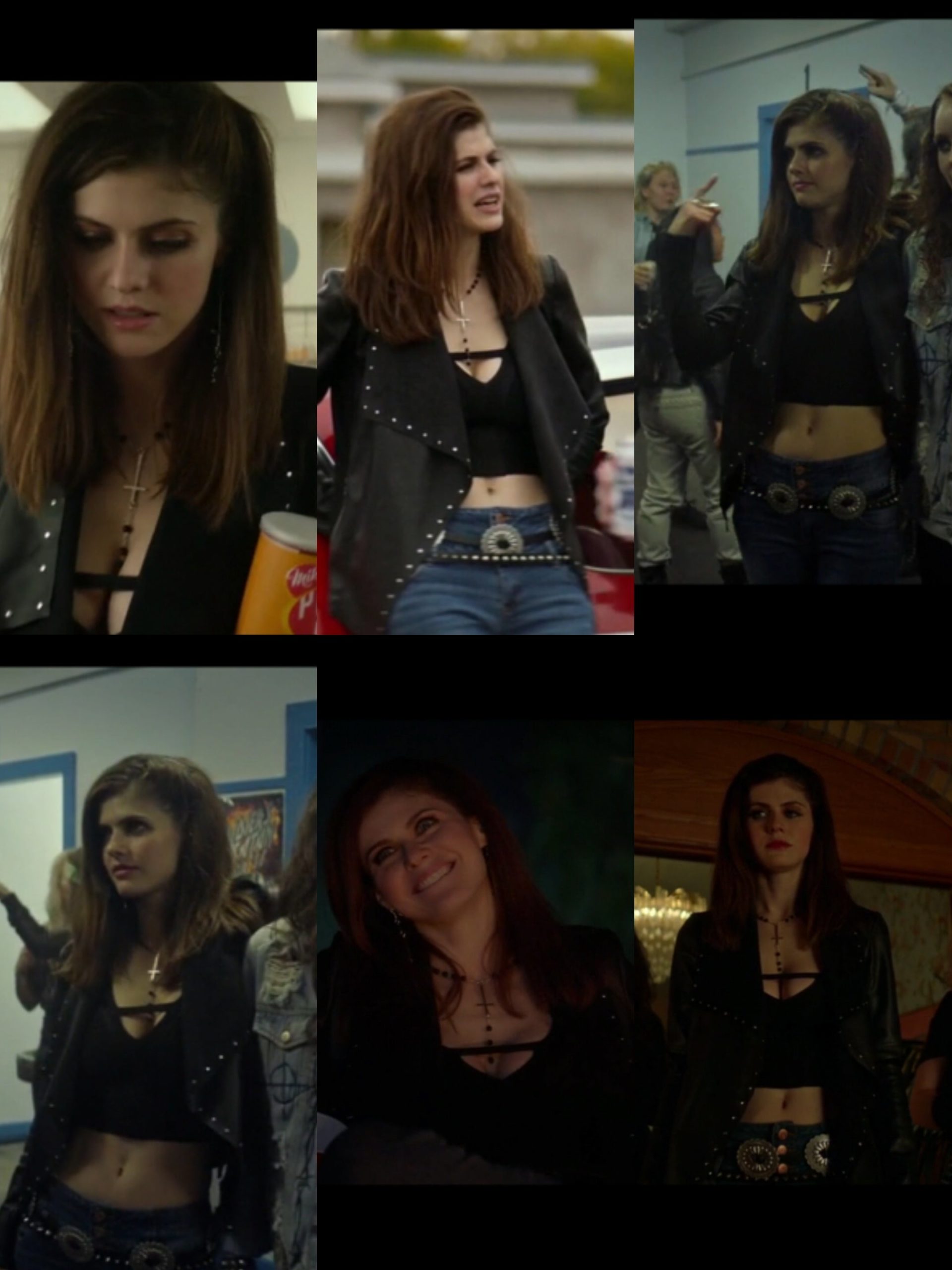 Alexandra daddario showing off her tits. She needs a good pounding