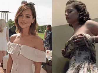 Birthday Girl Jenna Coleman On/Off in "Room at the Top"