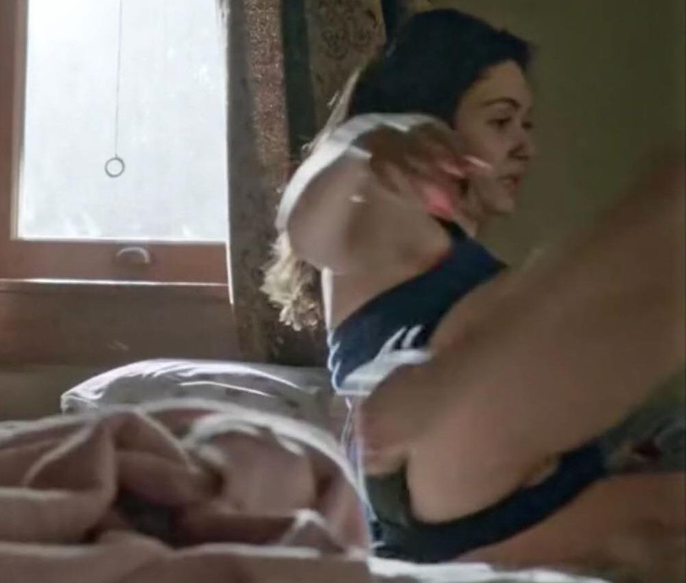 Emmy Rossum lip slip from Shameless