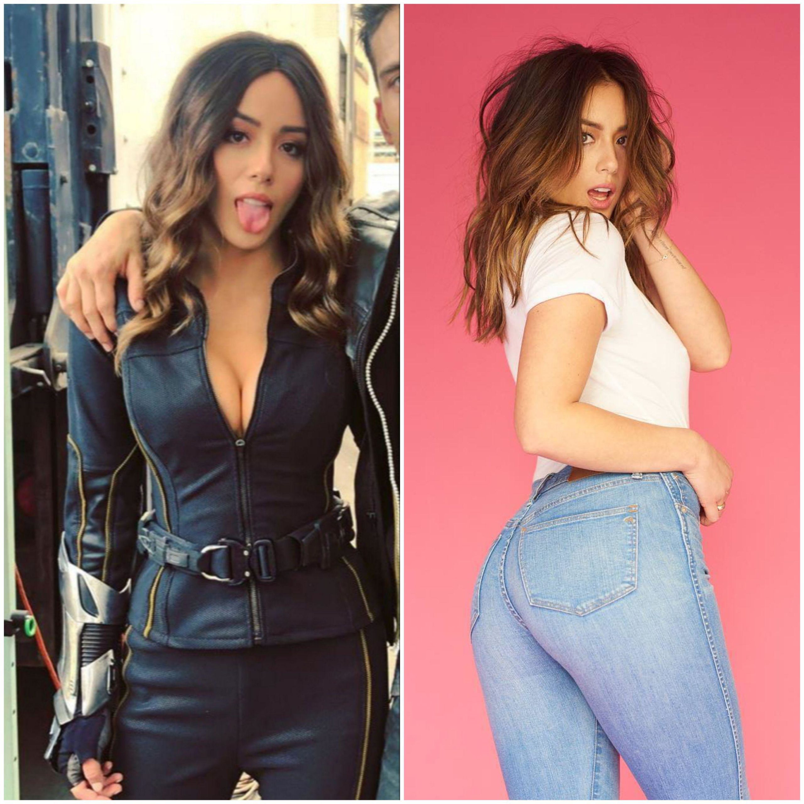 Get hard and ready for gorgeous birthday girl Chloe Bennet