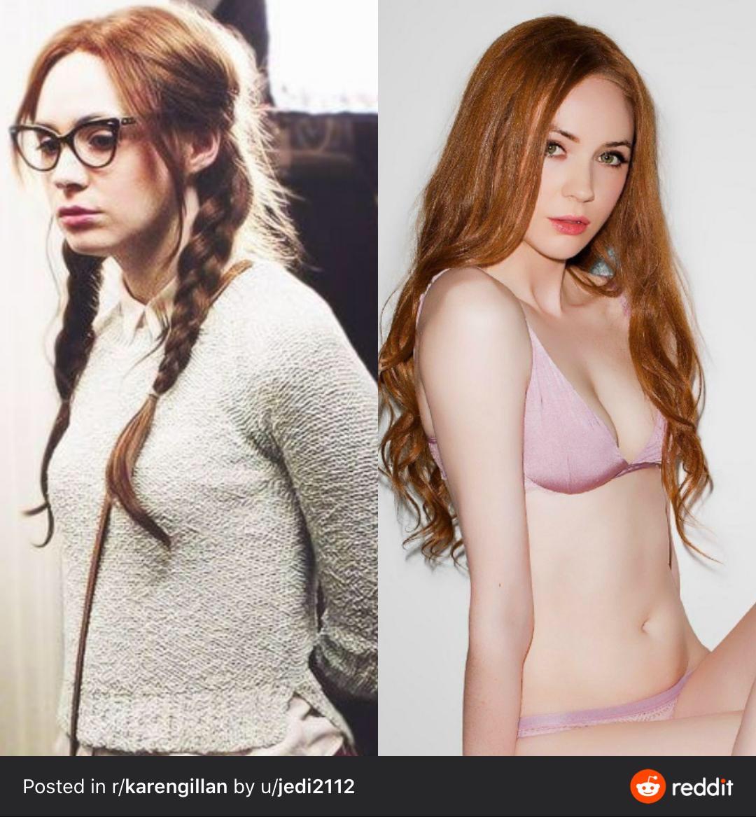 Karen Gillan in the bikini is unbelievably sexy. But I’m so weak for her with pigtails