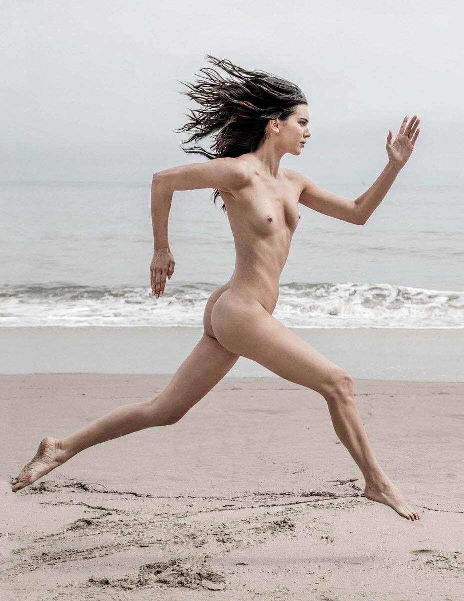 Kendall Jenner running