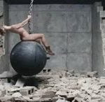 Miley Cyrus in new video "Wrecking Ball"