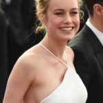 Perky mommy Brie Larson