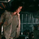 Sigourney Weaver strips to tiny space undies in Alien (4K, brightened)