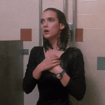 Winona Ryder hot wet dress in 'Heathers'