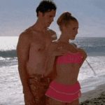 Amy Adams losing her bikini plot in 'Psycho Beach Party'