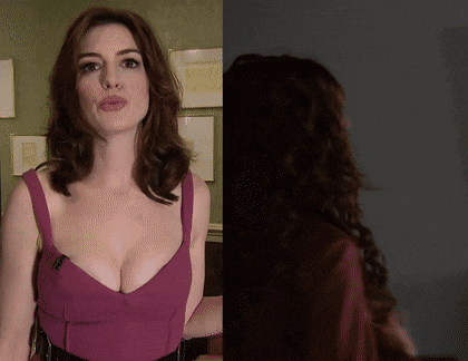 Anne Hathaway on/off