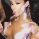 Ariana Grande body paint