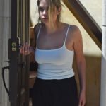 Ashley Benson - getting some Taco Bell delivered to her in Los Angeles