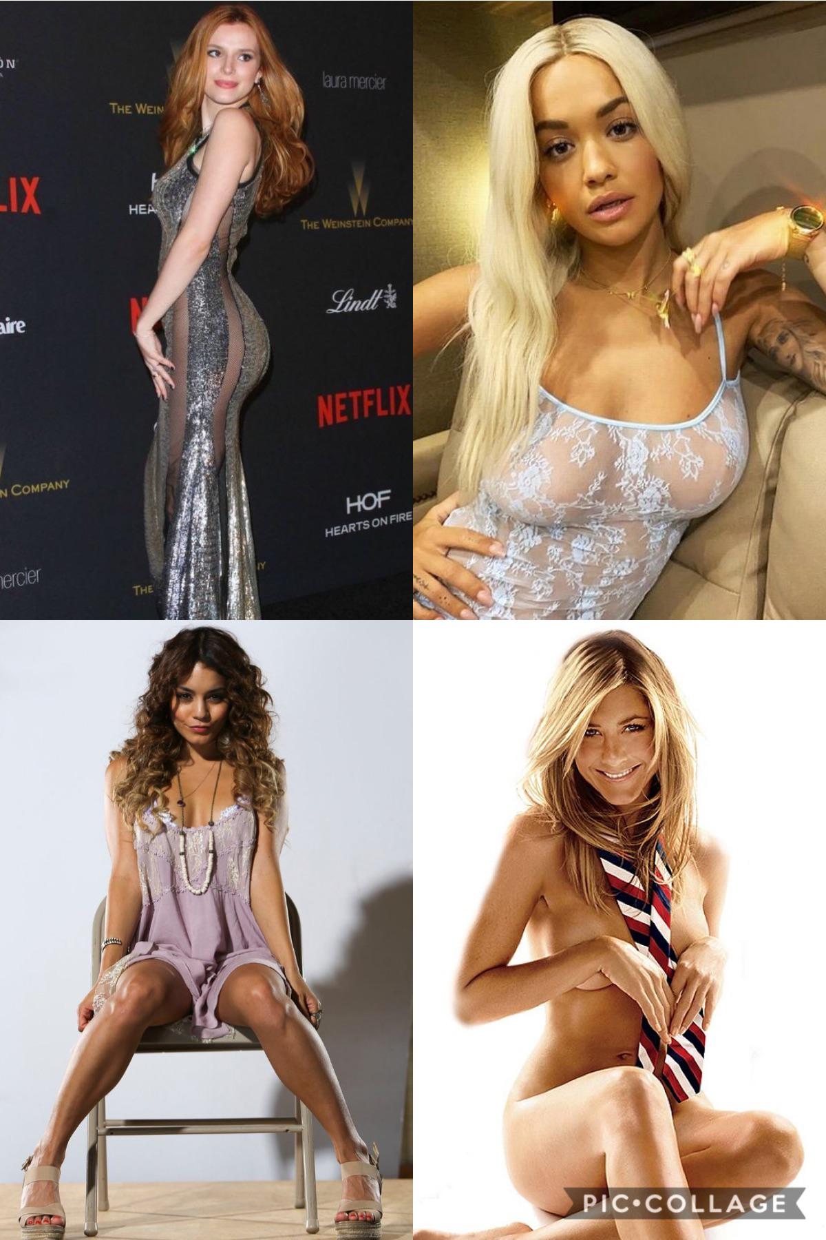 Bella Thorne, Rita Ora, Vanessa Hudgens, Jennifer Aniston who’s more sexier