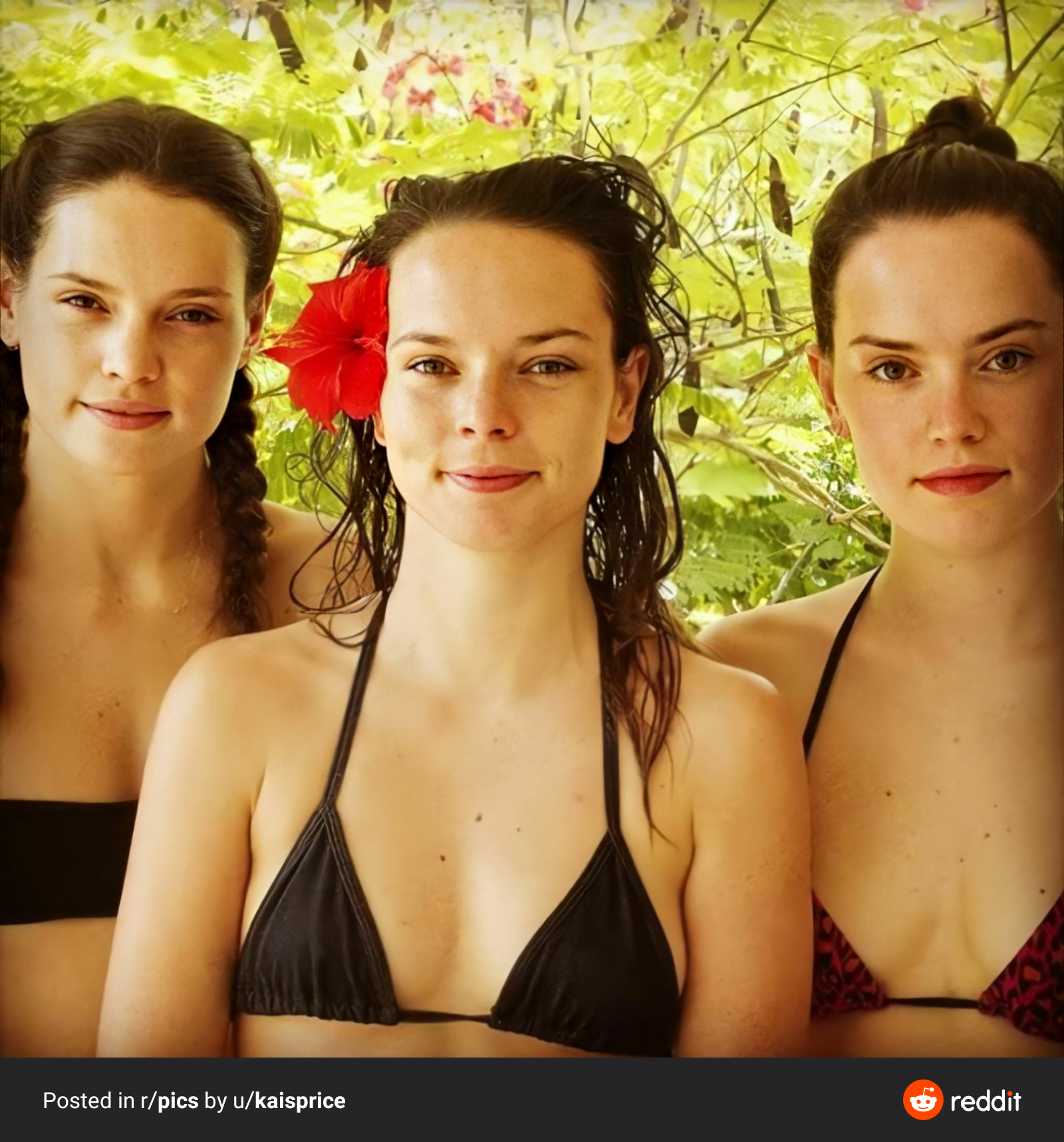 Choose Daisy Ridley and her sisters to: cum on face, cum on tits and cum in pussy