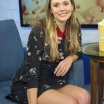 Elizabeth Olsen showing her beautiful legs