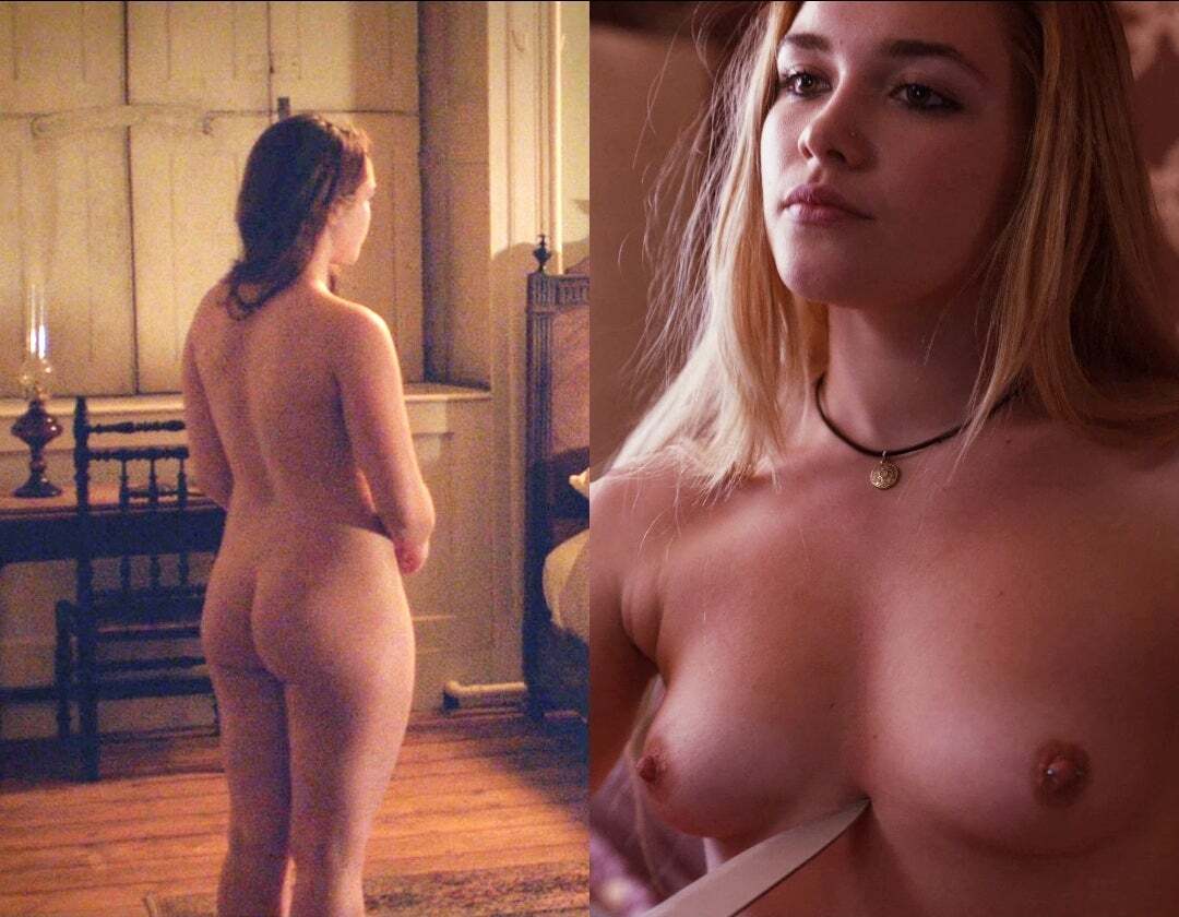 Florence Pugh's plump butt and perky tits