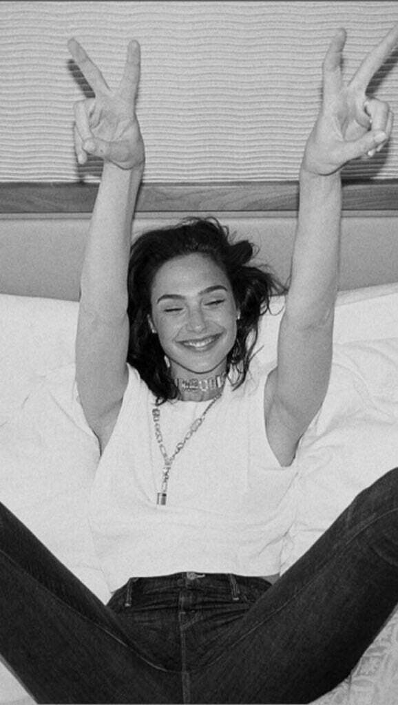 Gal Gadot in her favorite position