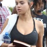 I would clean Selena Gomez's sweaty body after a workout