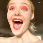 Imagine Elle Fanning's lipstick covered lips running up and down your shaft and cumming in her mouth