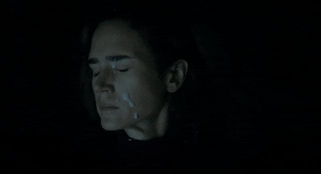 Jennifer Connelly takes a facial