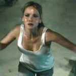 Jennifer Lawrence bouncy