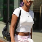 Justine Skye Braless (9 Photos)