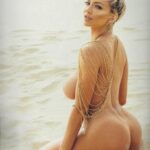 Love to see Lindsey Pelas tits bounce as I fuck her ass