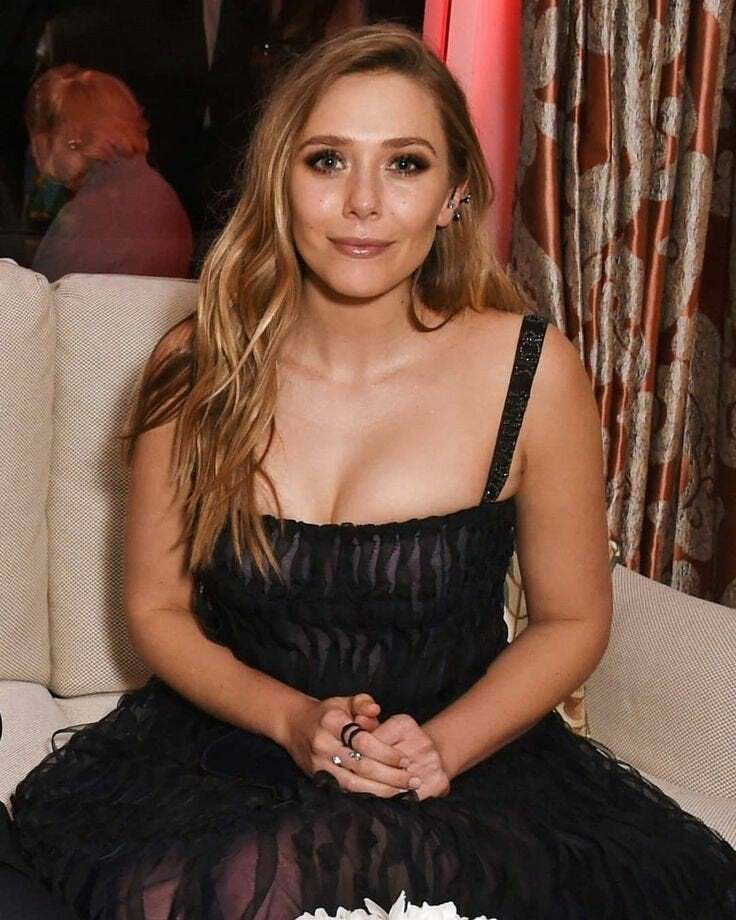 Lucky for everyone Elizabeth Olsen hates bras with that big rack