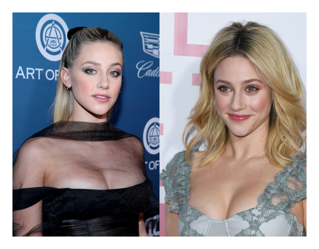 Man i just want to see lili reinhart get on her knees as she bounces her tits all while we cover them and her face in cum