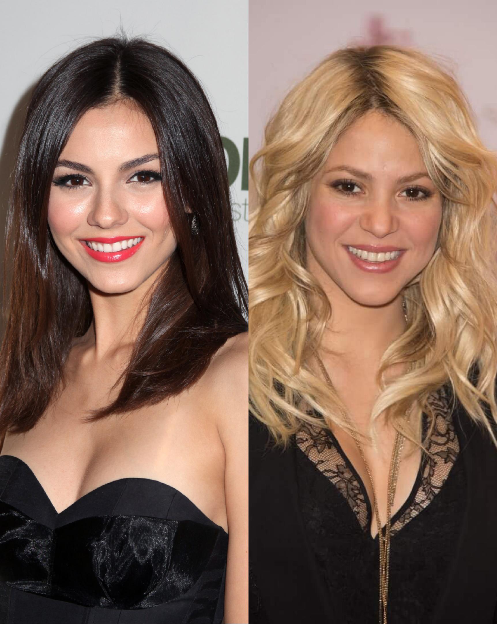 Victoria Justice and Shakira would be perfect for a threesome