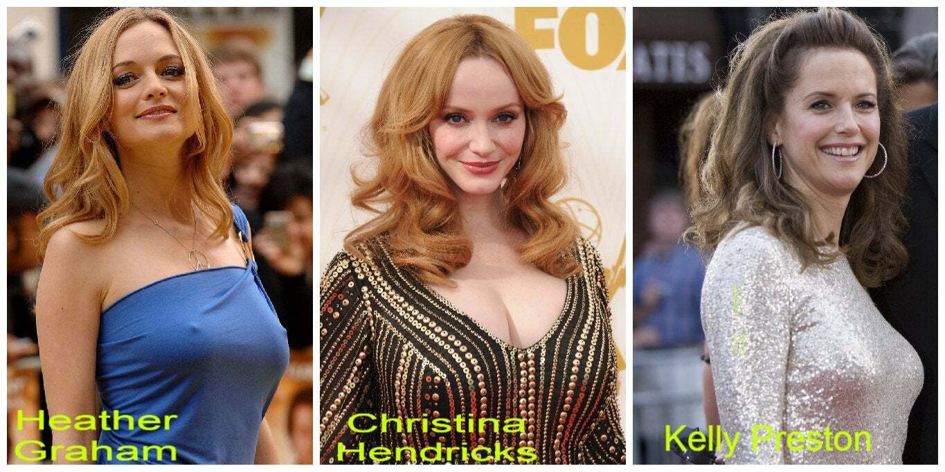 Who's the prettiest and least attractive? Heather Graham,Christina Hendricks or Kelly Preston