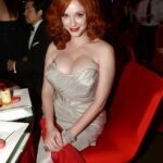 Christina Hendricks knows what you are looking at