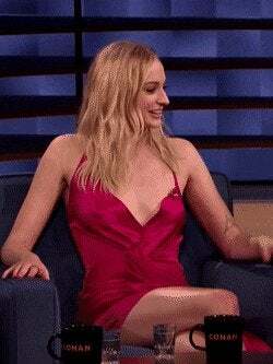 Sophie Turner's Jiggly Tits [Conan]