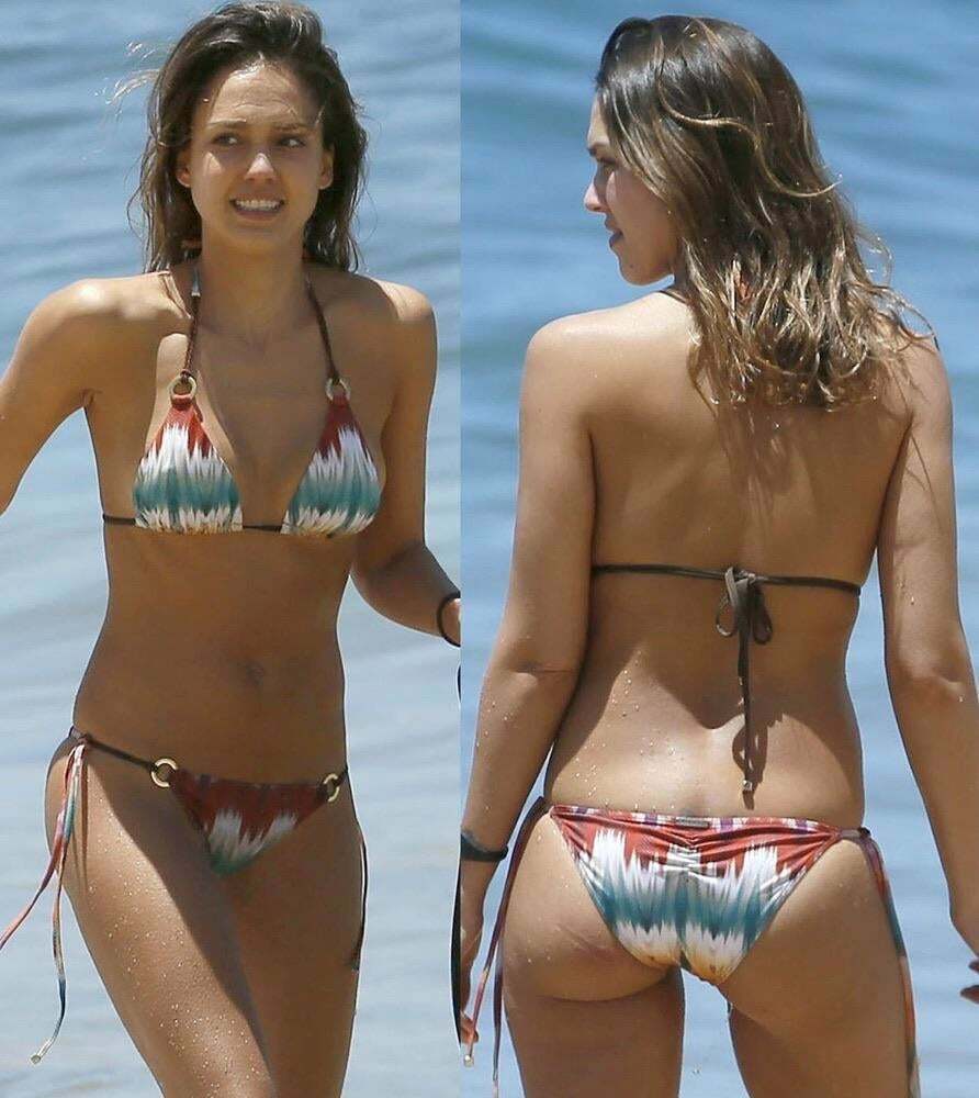 Jerking for Jessica Alba and her tight ass