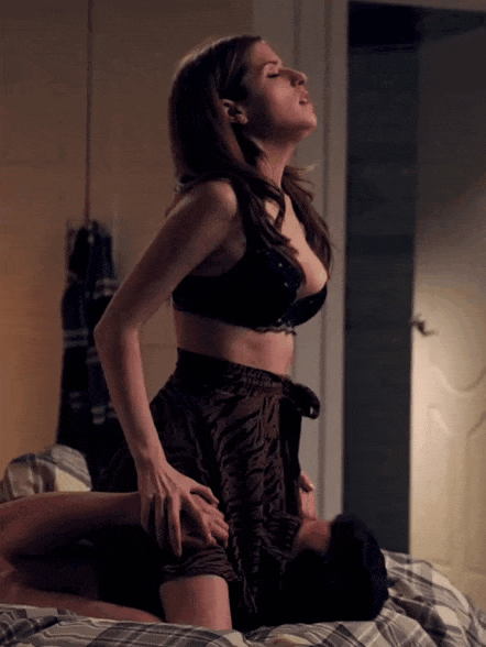 Anna Kendrick likes to be on top