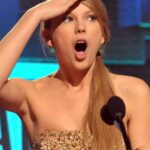 Taylor Swift opening wide