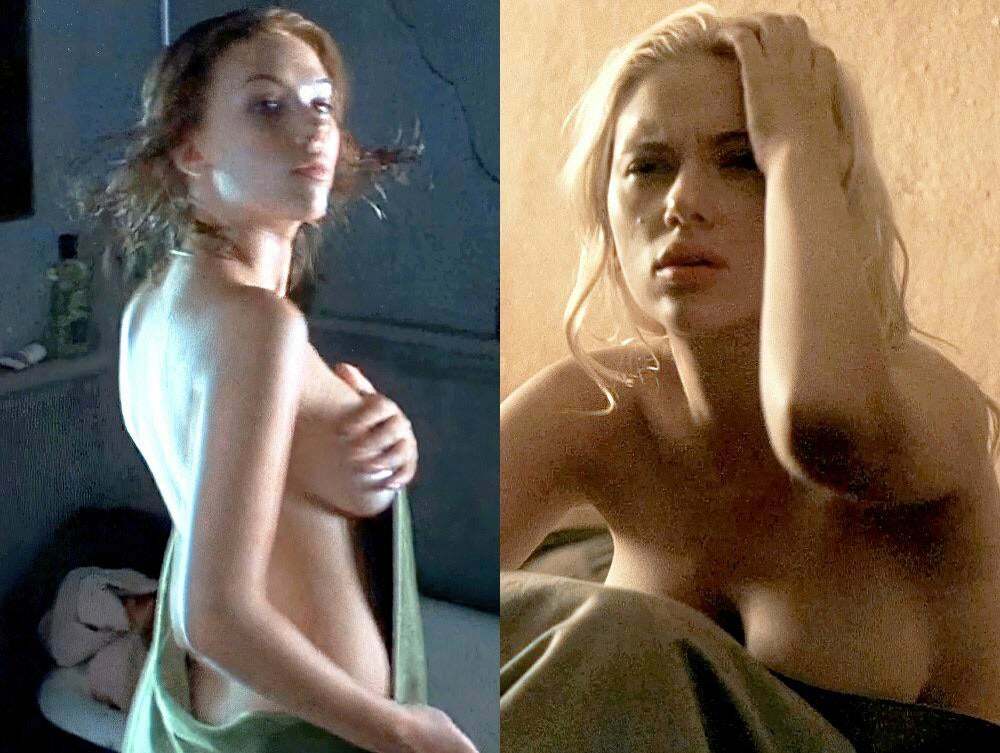 Scarlett Johansson Massive Side noob and cleave