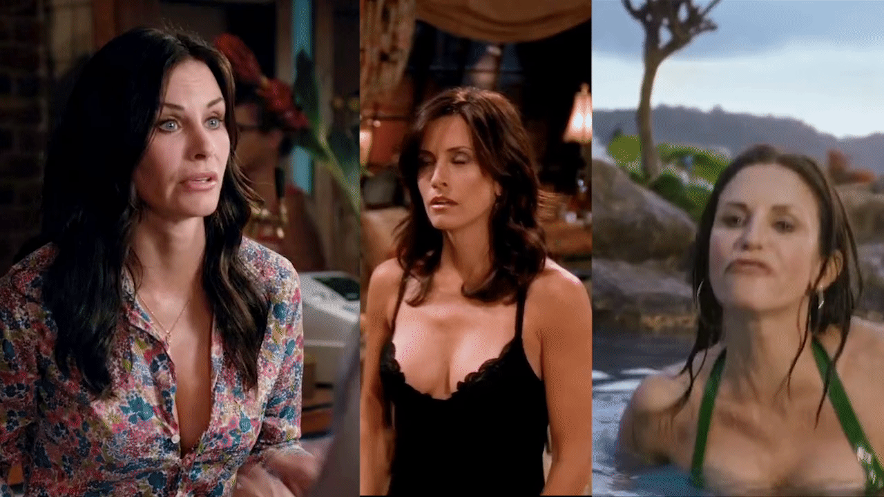 Courtney Cox, the hottest actress on freinds.