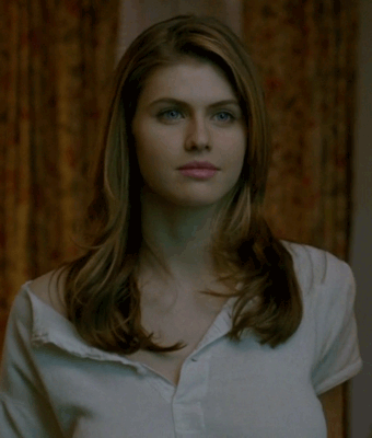 Alexandra Daddario Smirk :True Detective