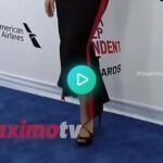 Salma Hayek got a little confused so she instinctively leaned against the wall so everyone could fuck her ass