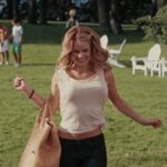 Alice Eve bouncing her big tits