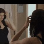 Alexandra Daddario loses her confidence after being out-titted by Kate Upton in The Layover