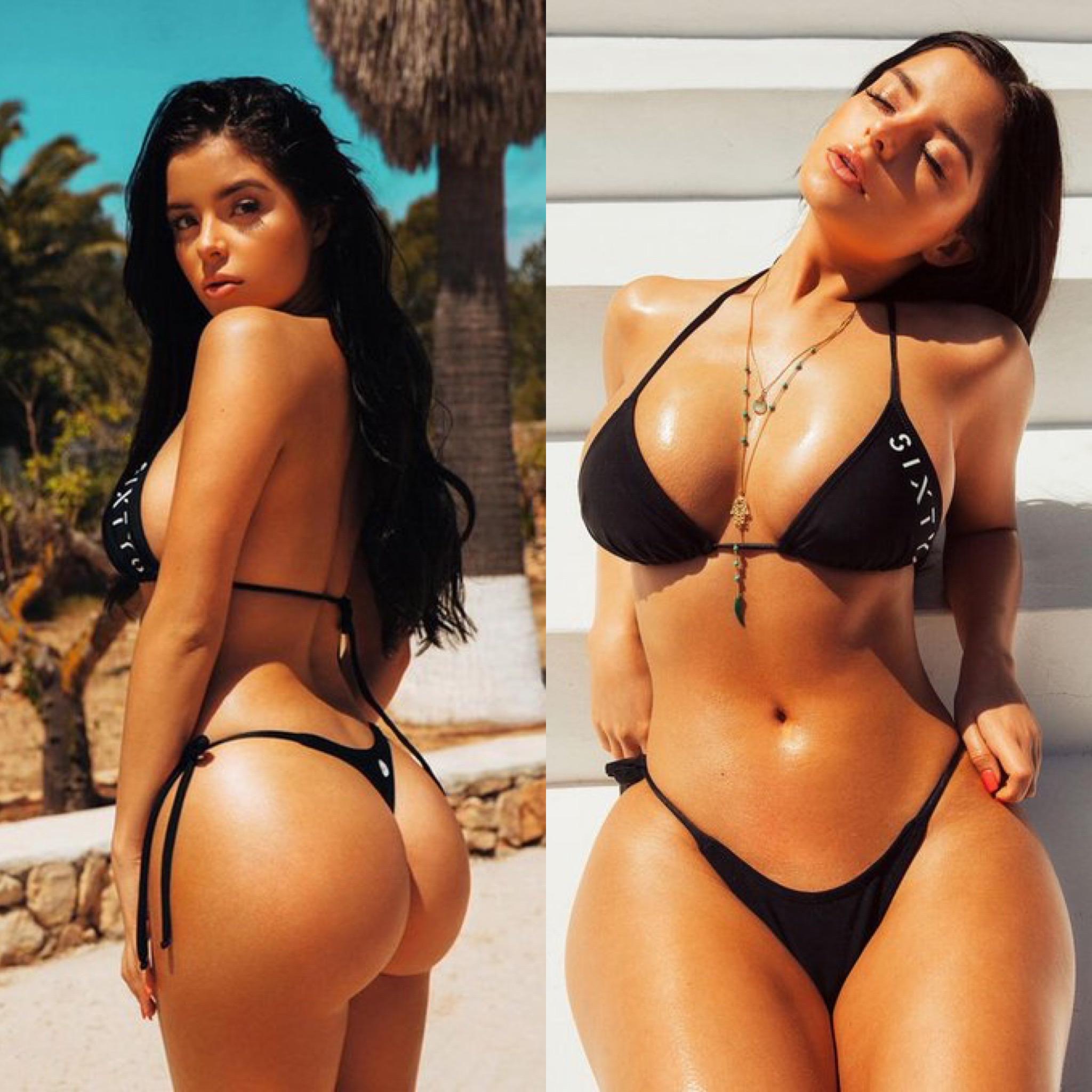 Demi Rose front and back