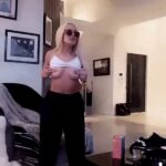 Tana Mongeau Topless (2 Pics + GIF)