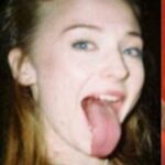 Sophie Turner has an insanely long tongue. How would you have her use it on you?