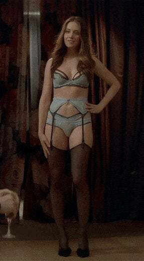 Alison Brie Lingerie Spin - Upscaled 4X For That Ab Definition