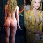 Elle Fanning recently surprised us with a full view of her rear end. I suspect gallons of cum will be spilled over this scene
