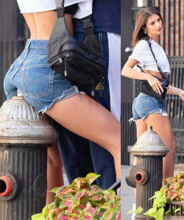 Emily Ratajkowski is such a cock craving whore that even a fucking fire hydrant would suffice!