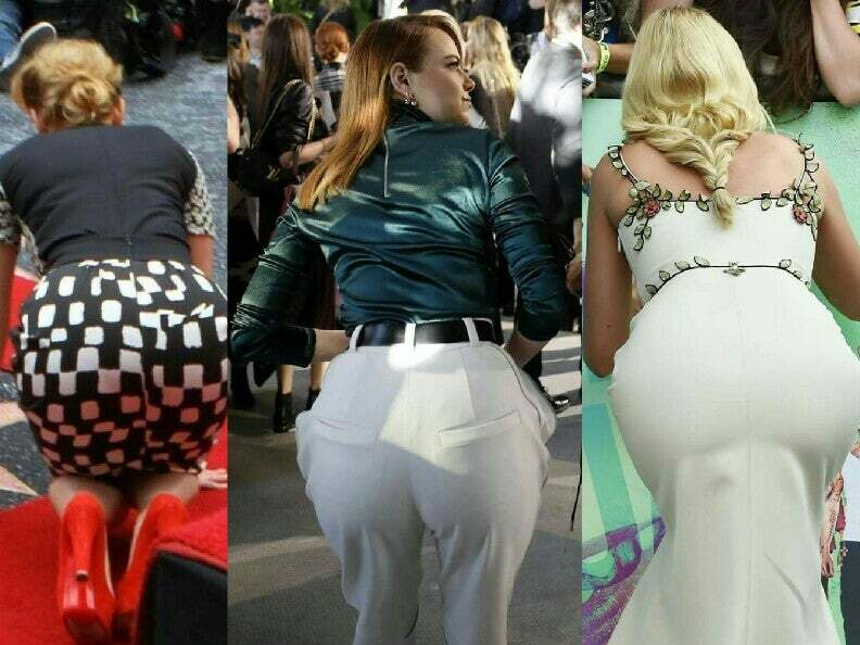 you know you have a great ass when you unconsciously brag about it. which is your favorite? Scarlett Johansson, Emma Stone or Margot Robbie.