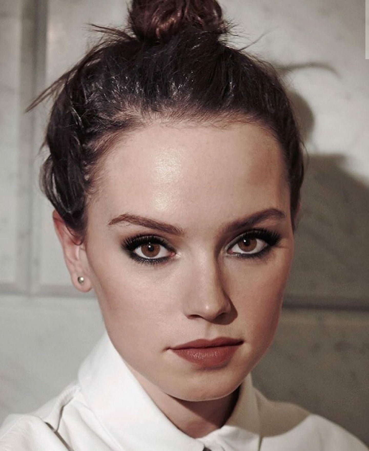 Is Daisy Ridley's perfect face enough to make you cum?